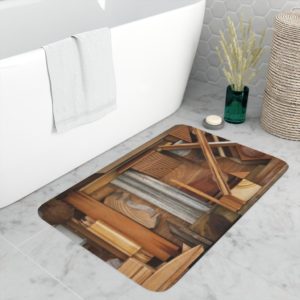 The Follow Up Bath Mat lifestyle mock up