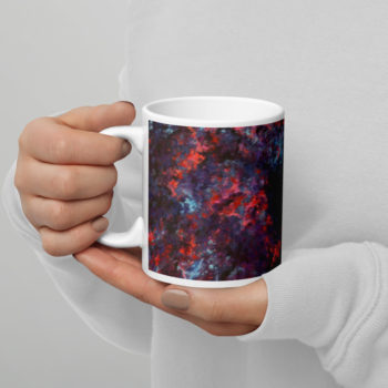 The Cosmos Mug feat held mockup